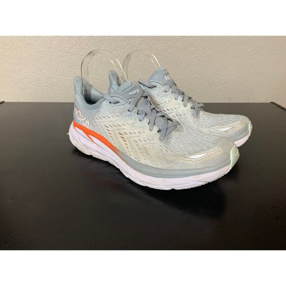 Hoka One Clifton 8 Sneaker Running Shoe Women 9.5 Comfort Trainer Walking Active - Picture 7 of 12